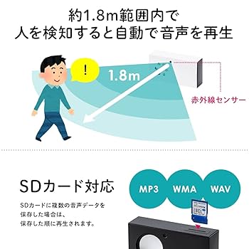 Amazon | イーサプライ 音声POP 音声プレーヤー 音声案内 音声
